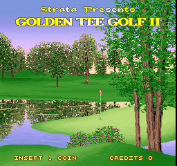 Golden Tee Golf II (Trackball, V2.2) Title Screen